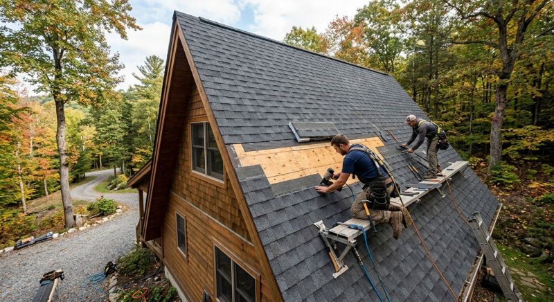A Frame Roof Repair in Gloucester County, NJ