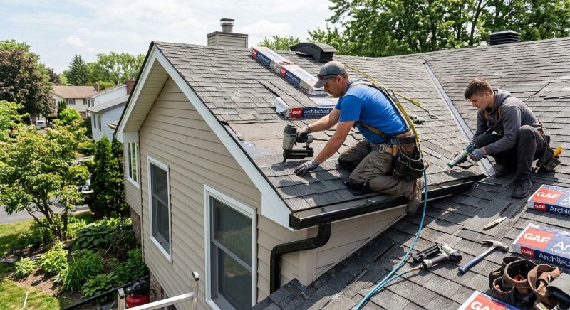 A Frame Roof Repair in Gloucester County, NJ