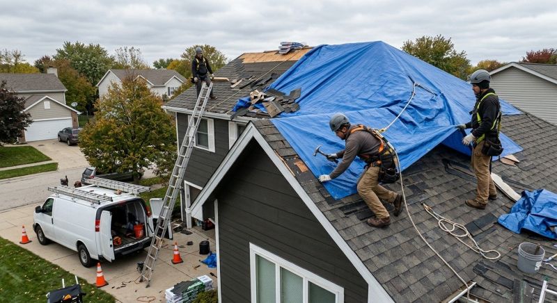 A Frame Roof Repair in Gloucester County, NJ