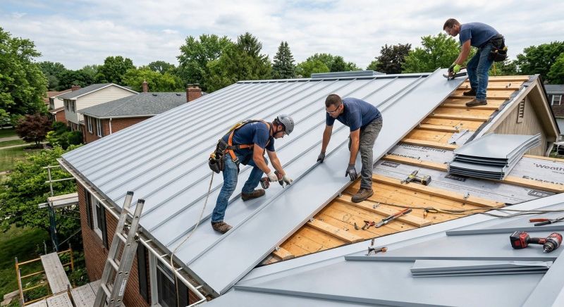 Aluminum Roof Installation in Cheltenham, PA