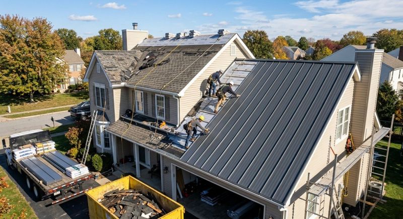 Aluminum Roof Replacement in Audubon, NJ