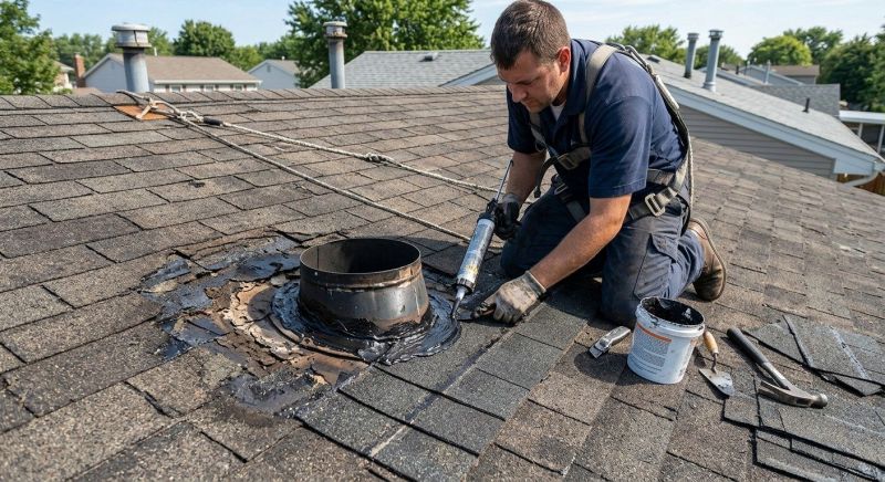 Asphalt Roof Leak Repair in Gladwyne, PA