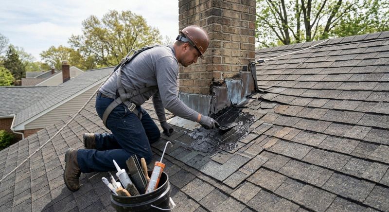 Asphalt Roof Leak Repair in Gladwyne, PA