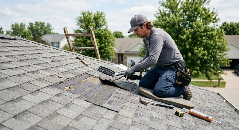 Asphalt Roof Leak Repair in Glen Mills, PA