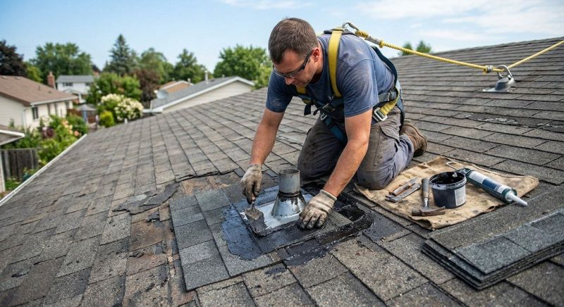 Asphalt Roof Leak Repair in Lafayette Hill, PA