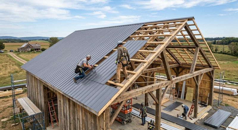 Barn Roof Installation in Gloucester County, NJ
