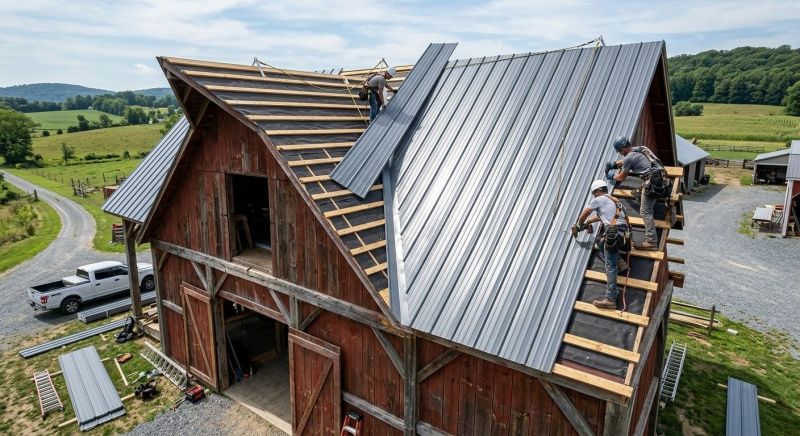 Barn Roof Installation in Gloucester County, NJ