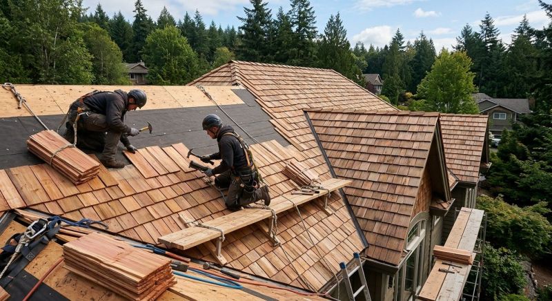 Cedar Roof Installation in Camden, NJ