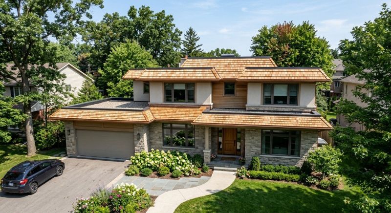 Cedar Shake Roof Construction in Moorestown, NJ