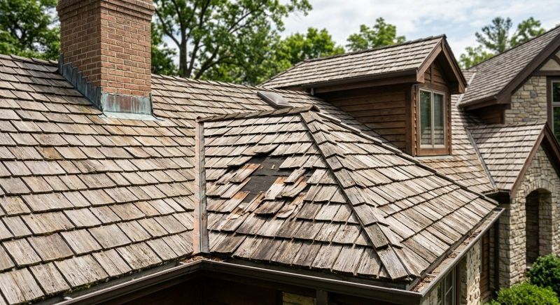 Cedar Shake Roof Repair in Camden, NJ