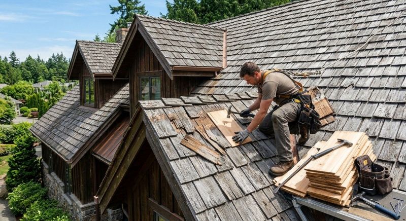 Cedar Shake Roof Repair in Monroeville, NJ
