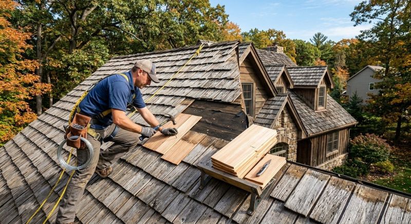 Cedar Shingles Repair in Salem County, NJ