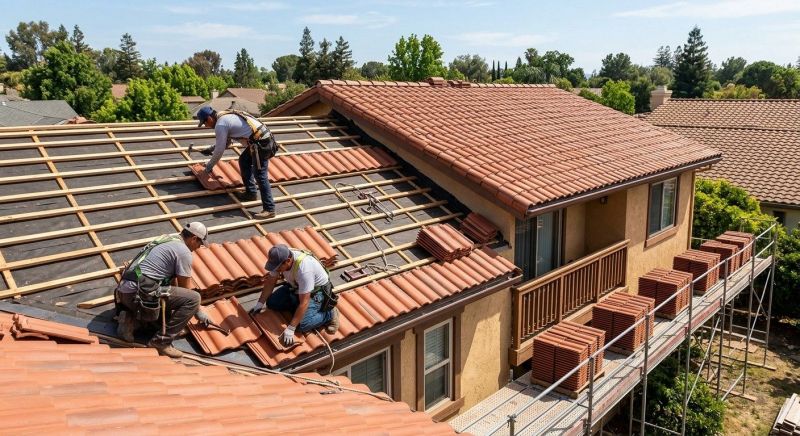 Clay Roof Installation in Glenside, PA