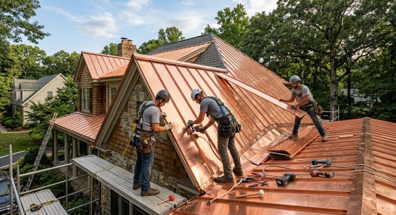 Copper Roof Installation in Gloucester County, NJ