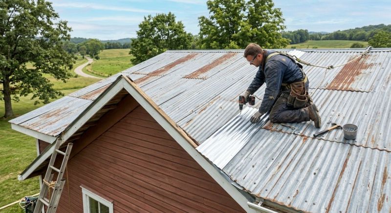 Corrugated Roof Repair in Lumberton, NJ