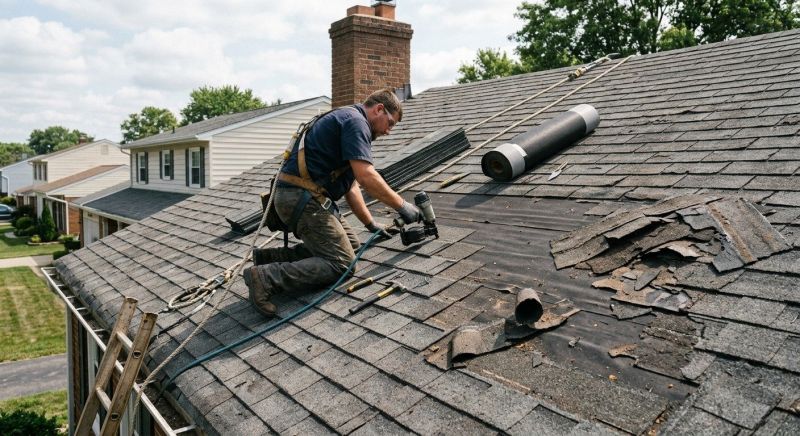 Damaged Roof Repair in Franklinville, NJ