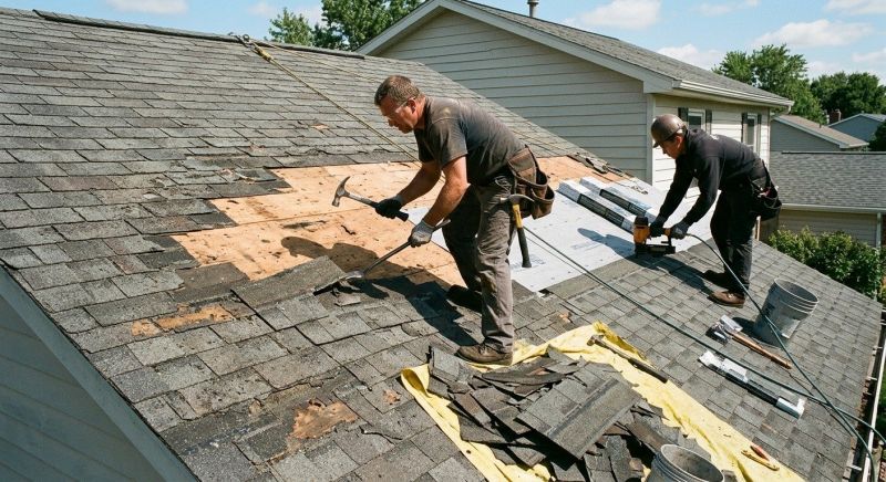 Damaged Roof Repair in Glenolden, PA