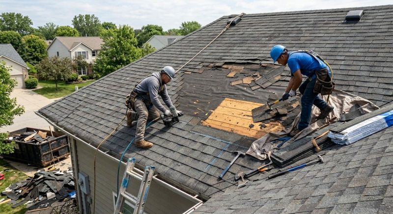 Damaged Roof Repair in Haddon Heights, NJ