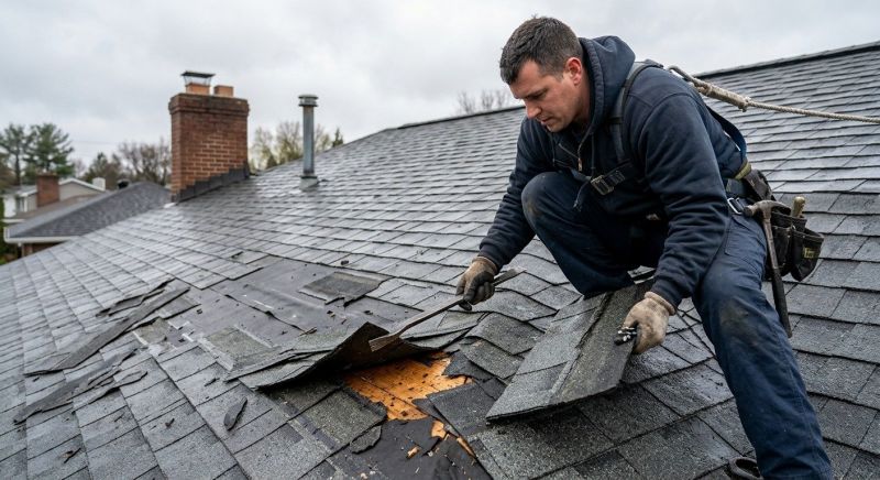 Damaged Roof Replacement in Camden County, NJ