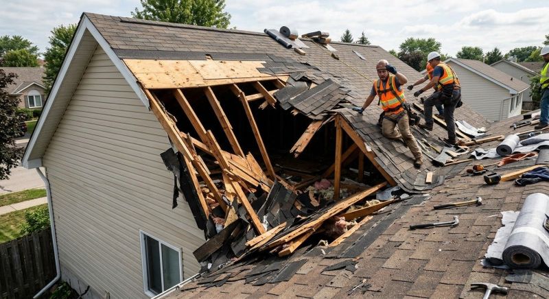 Damaged Roof Replacement in Cumberland County, NJ