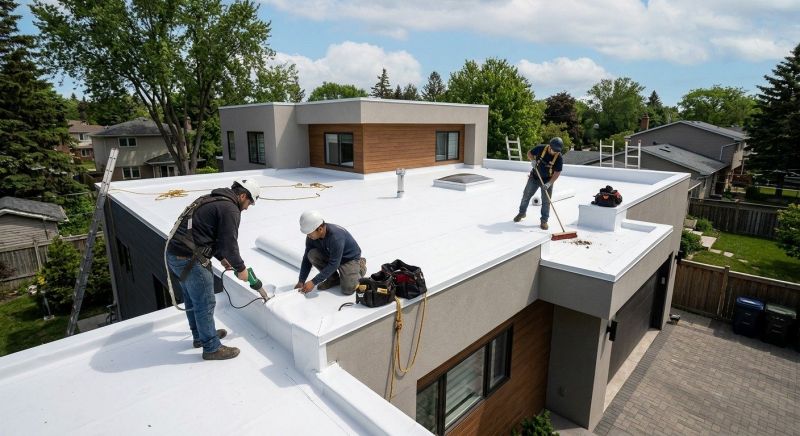 Flat Roof Installation in Springfield, PA