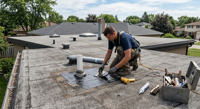 Flat Roof Repair in Monroeville, NJ