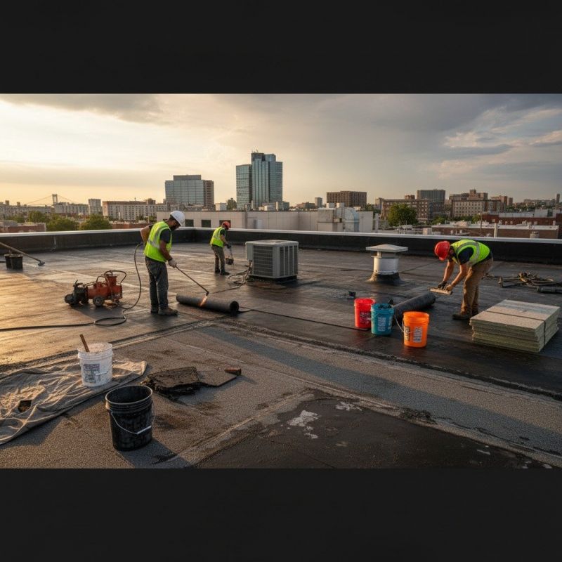 Flat Roof Repair in Pennsauken, NJ