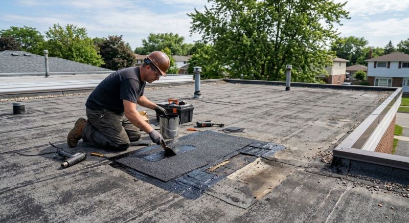 Flat Roof Repair in Somerdale, NJ