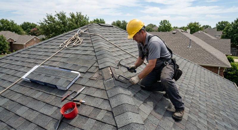 Hip Roof Shingle Repair in Gloucester County, NJ