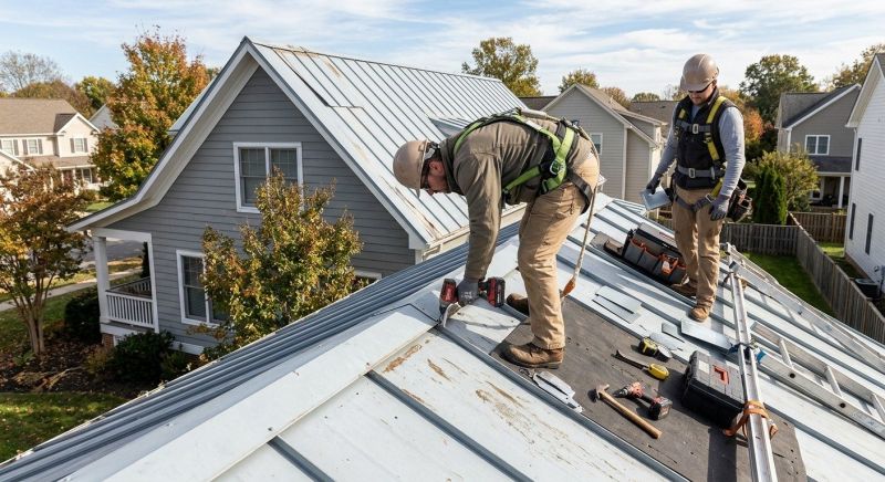 Metal Roof Repair in Audubon, NJ