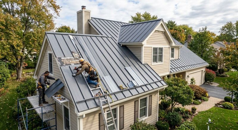 Metal Roof Repair in Glenside, PA