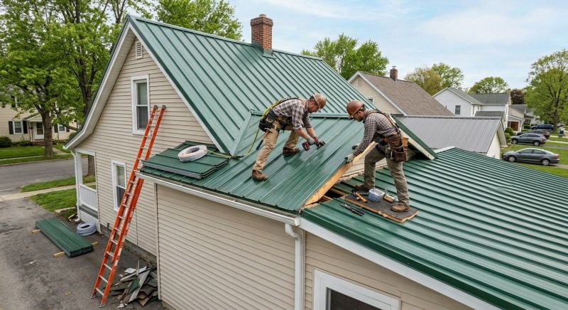 Metal Roof Repair in Glenside, PA