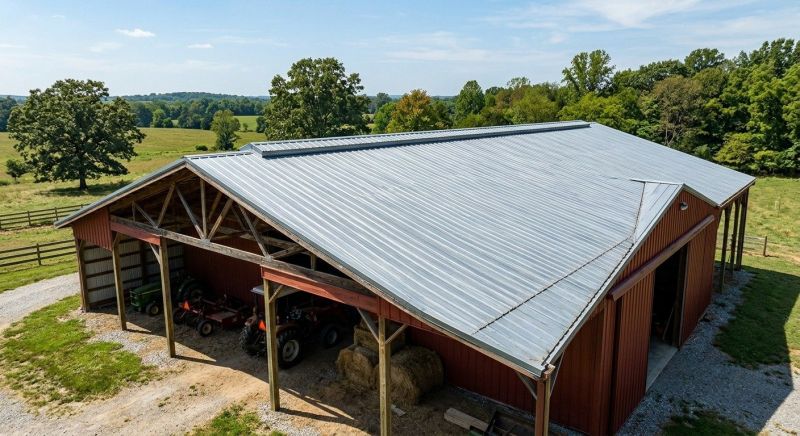 Pole Barn Roof Repair in Glen Mills, PA