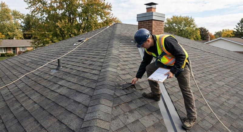 Roof Damage Inspection in Lafayette Hill, PA