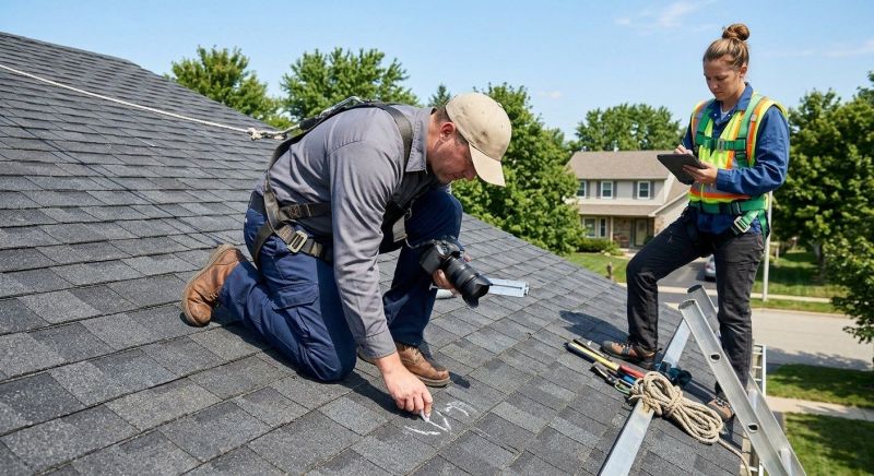 Roof Damage Inspection in Mount Laurel, NJ