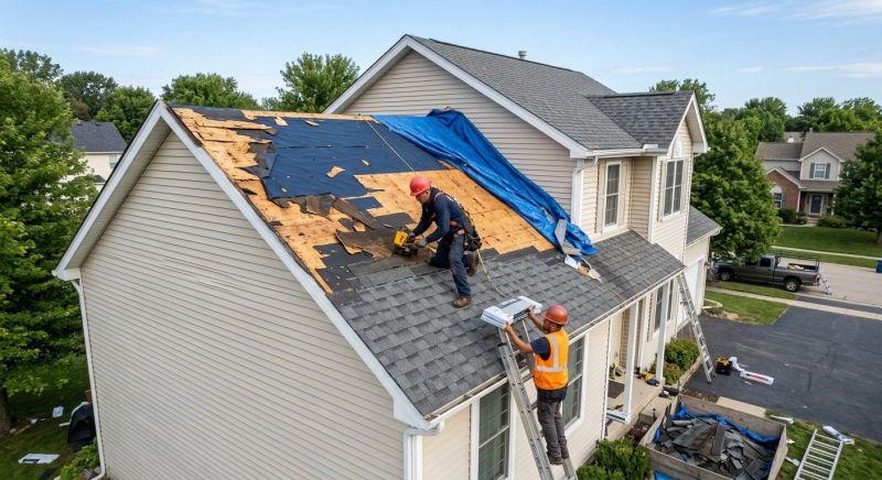 Roof Damage Restoration in Salem, NJ