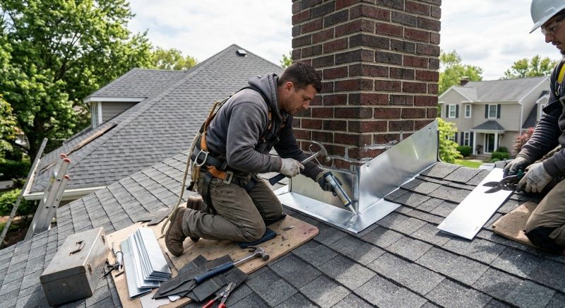 Roof Flashing Installation in Newtown Square, PA