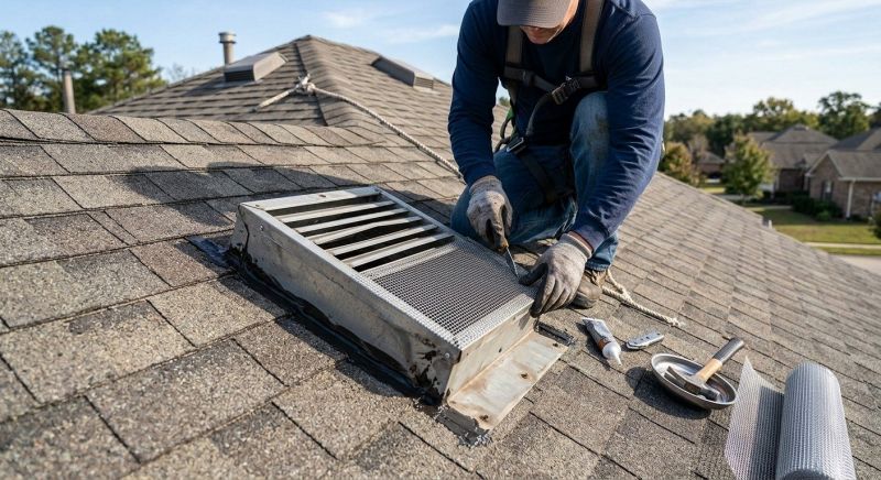Roof Vent Flashing Repair in Gloucester County, NJ