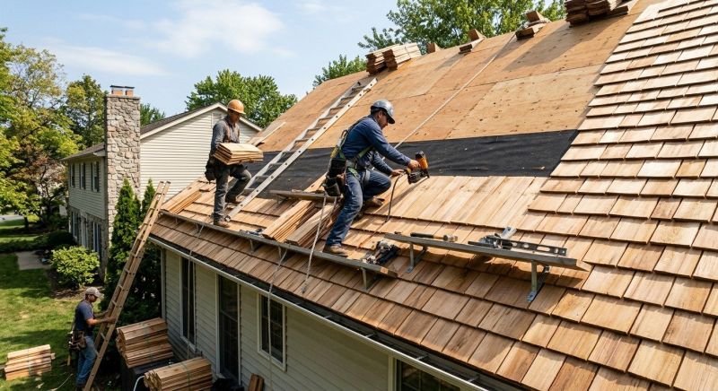 Shake Roof Replacement in Springfield, PA