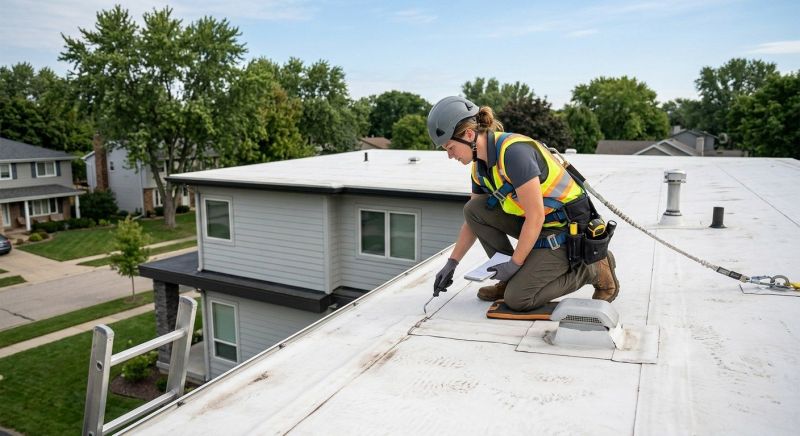 Single Ply Roof Inspection in Gloucester County, NJ