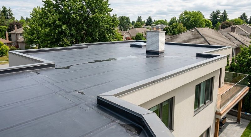 Single Ply Roof Installation in Waterford Works, NJ