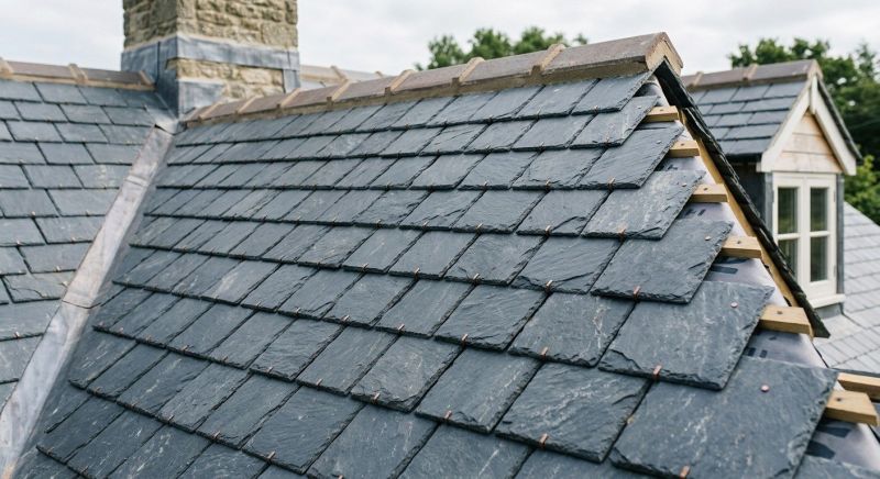 Slate Roof Construction in Waterford Works, NJ