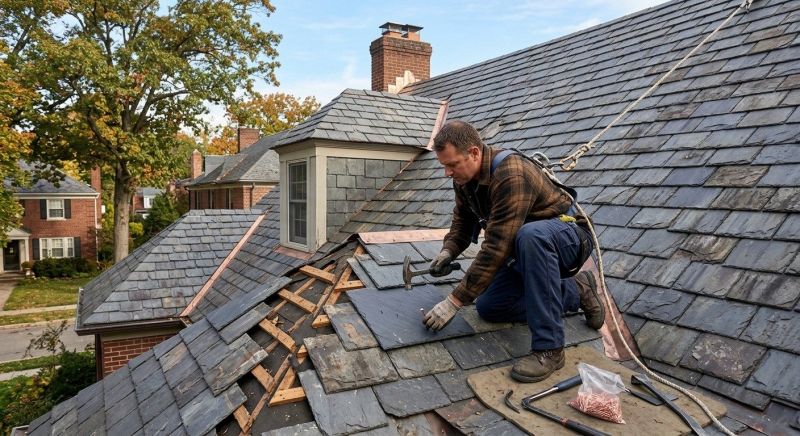Slate Roof Repair in Pitman, NJ