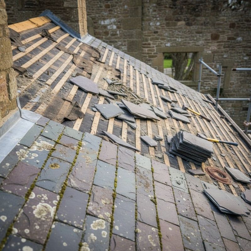 Slate Roof Replacement in Medford, NJ
