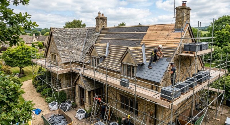 Slate Roof Replacement in Wayne, PA