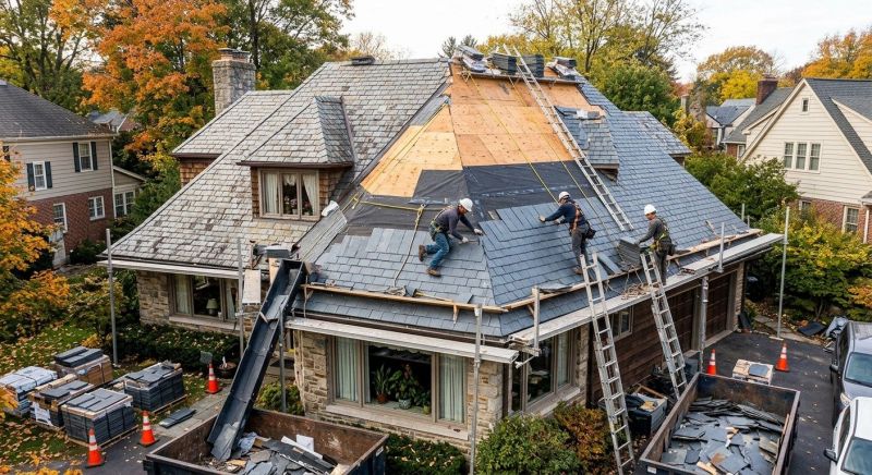 Slate Shingle Replacement in Gloucester County, NJ