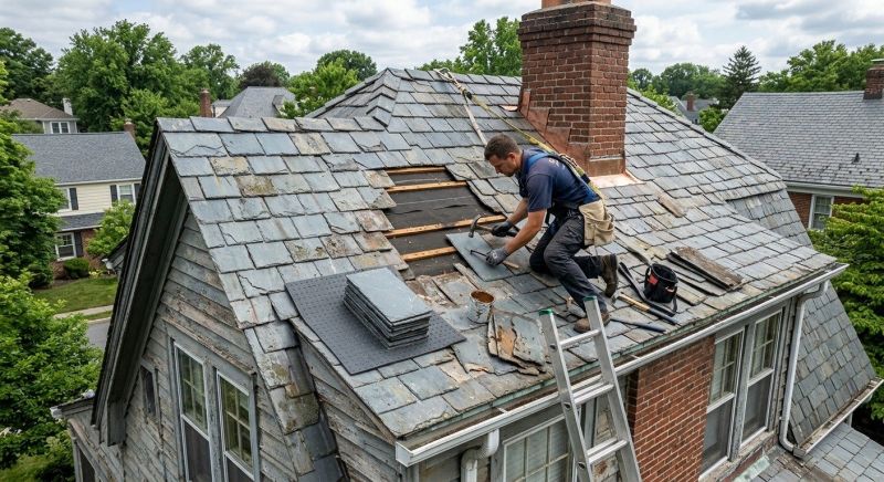 Slate Shingles Repair in Clifton Heights, PA