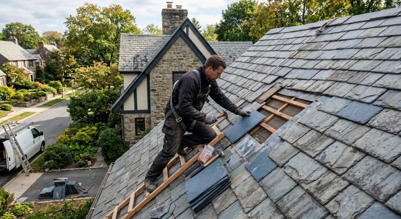 Slate Shingles Repair in Salem County, NJ