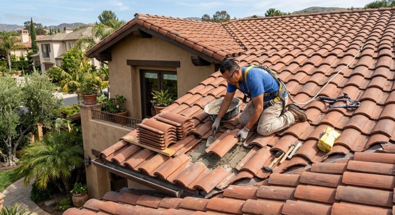 Spanish Tile Roof Repair in Gloucester County, NJ