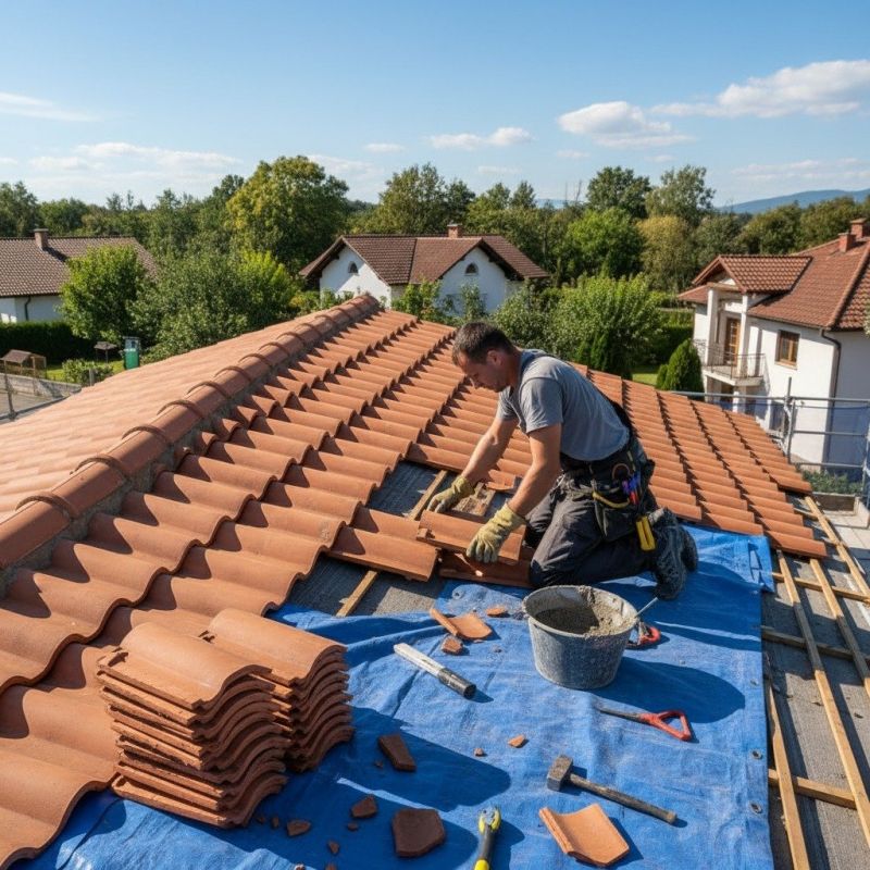 Spanish Tile Roof Repair in Gloucester County, NJ